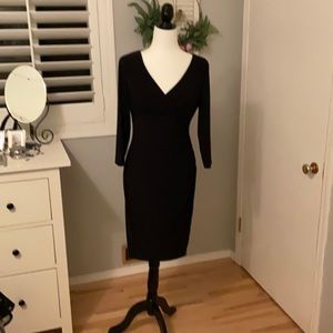 Ralph Lauren dress faux wrap fully lined.